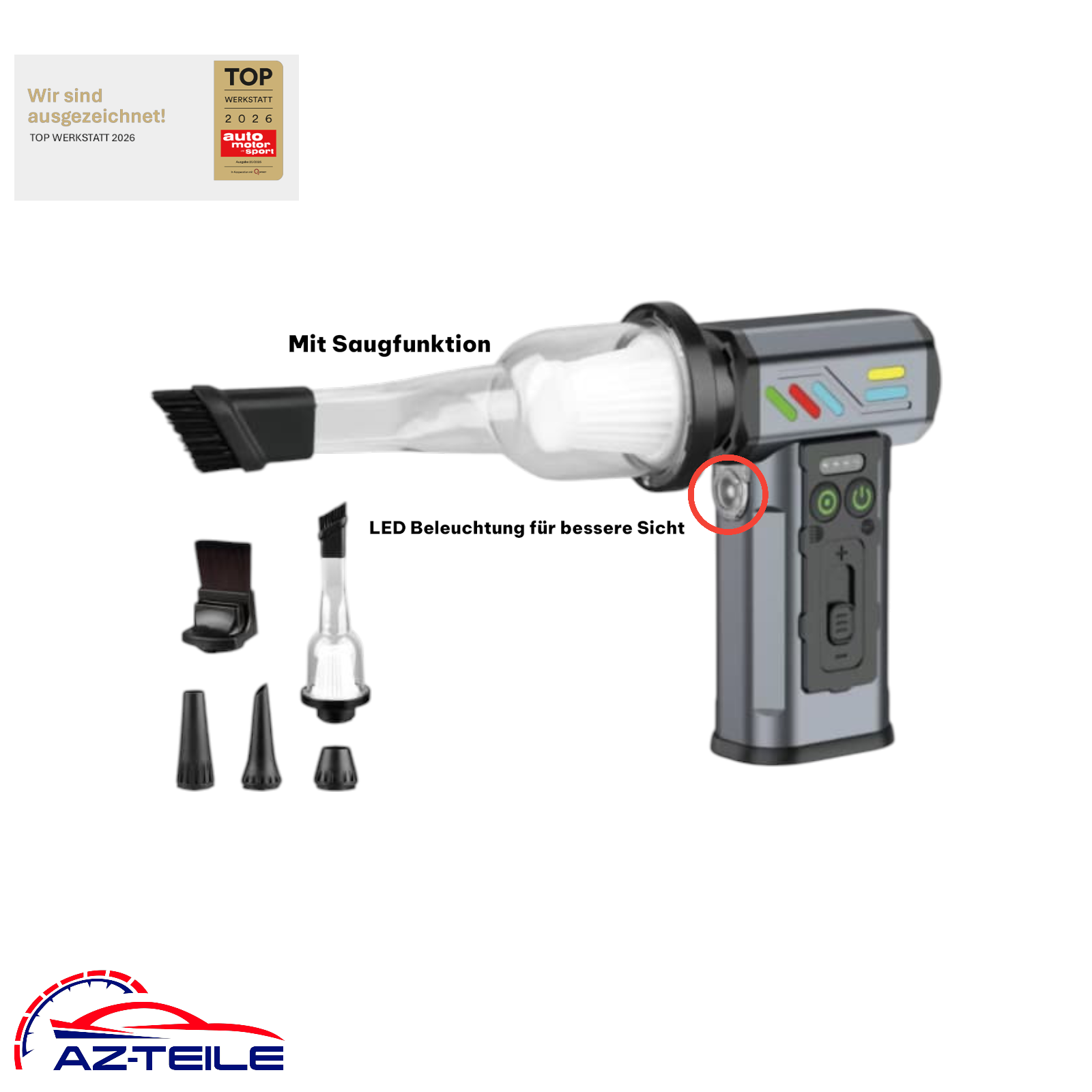 Elektrischer Druckluftreiniger 150000RPM Akku Air Duster Set