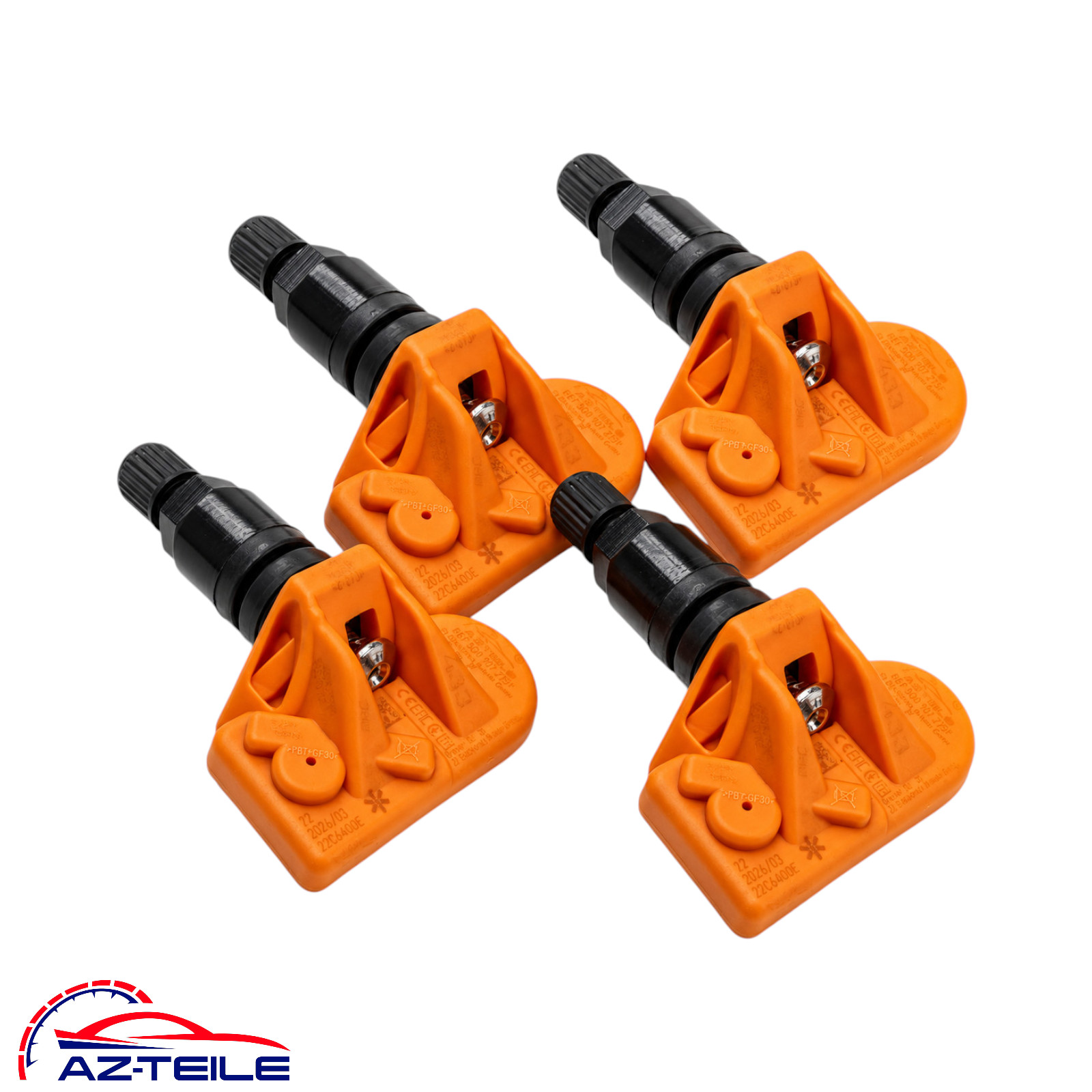 4x RDKS Reifendrucksensor 5Q0907275F TPMS für VW Audi Skoda Porsche Schwarz