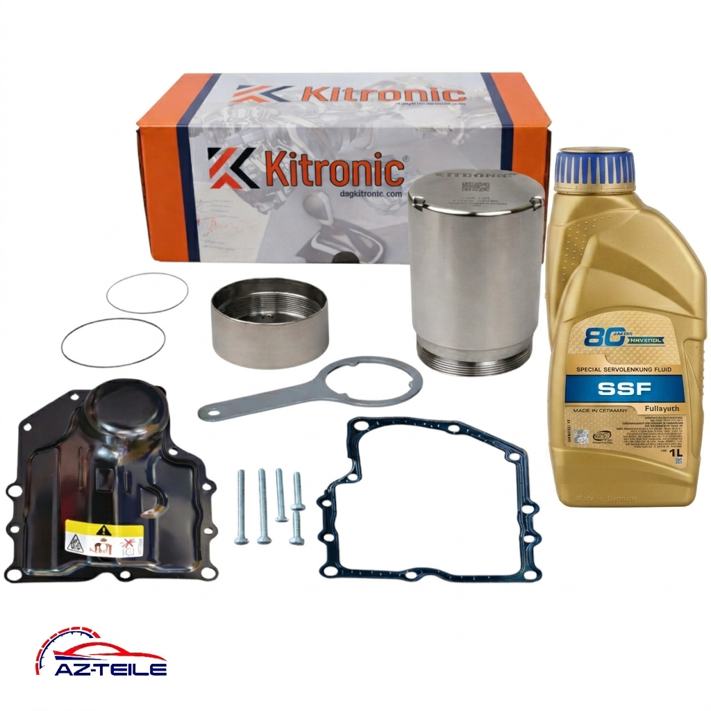 Kitronik Druckspeicher / Akkumulatorkolben (Kitronik) mit Montageschlüssel und Komplett-Reparaturset (verstärkt, Premium, Komplett-Reparaturset) passend für Audi, Volkswagen, Seat und Skoda 7-Gang DSG