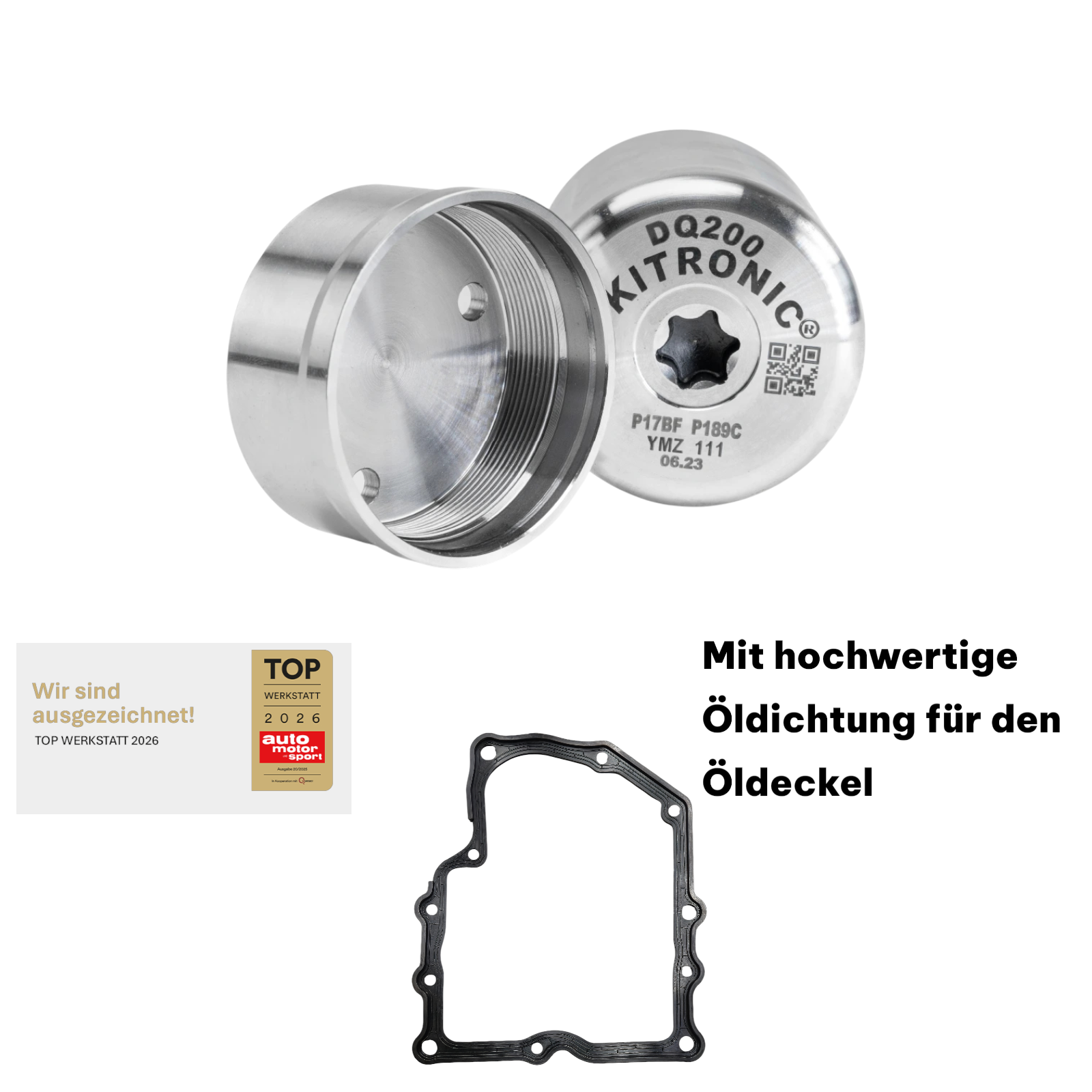 Druckspeicher Akkumulatorkolben 7-Gang DQ200 0AM DSG VW Audi Skoda Seat