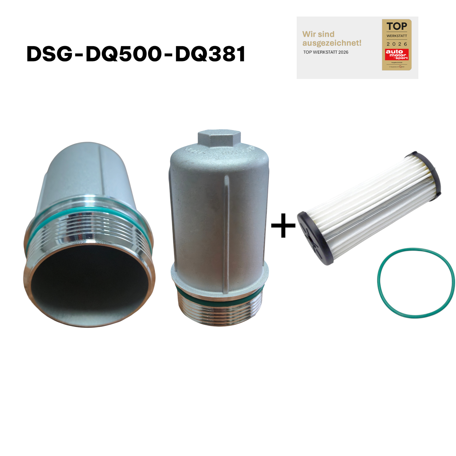 Ölfiltergehäuse DQ500 DQ381 DSG-Getriebe mit ÖL-Filter