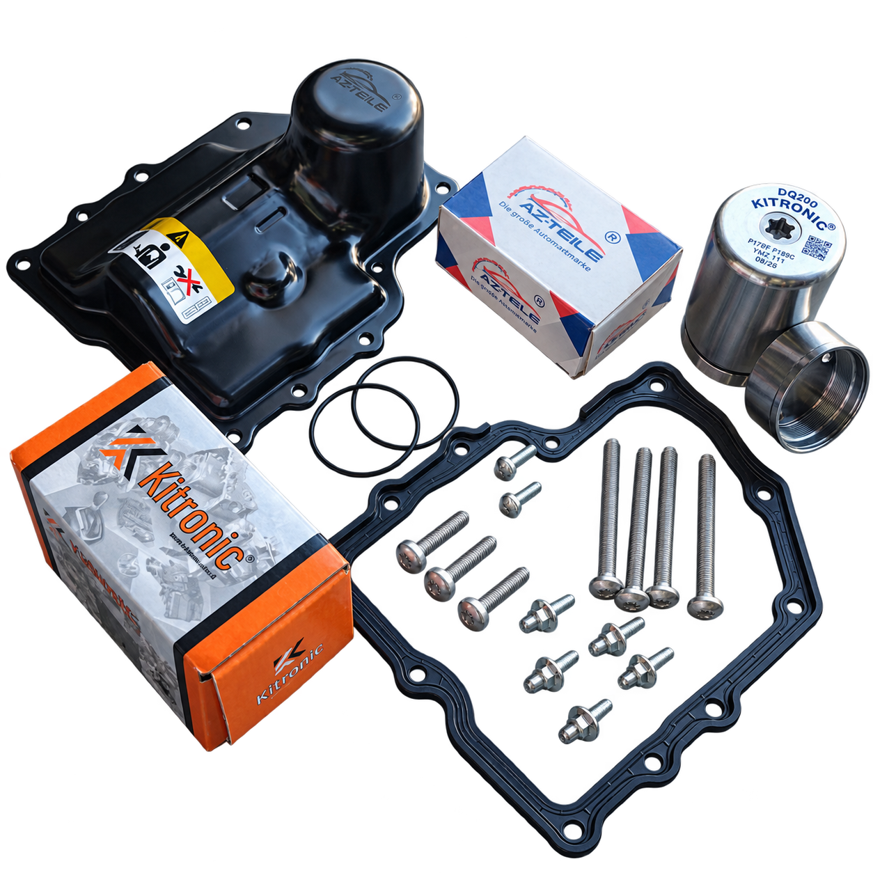 Druckspeicher Komplett-Set DSG DQ200 0AM 0CW P17BF P189C P1895 Notlauf VW Audi Seat Skoda 0AM325587E