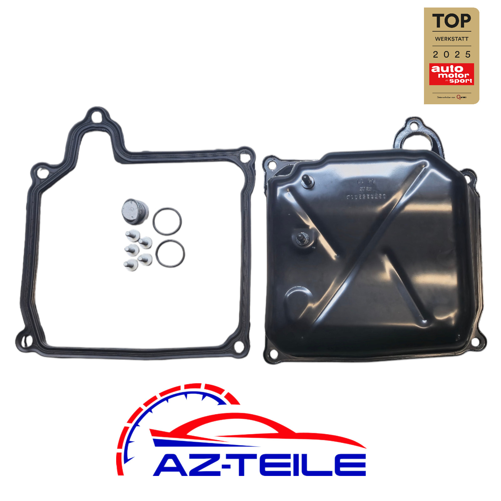 AZ-Teile® Ölwanne-Set für Mechatronik DSG 6-Gang DQ250 / 02E passend für VW Audi Seat Skoda