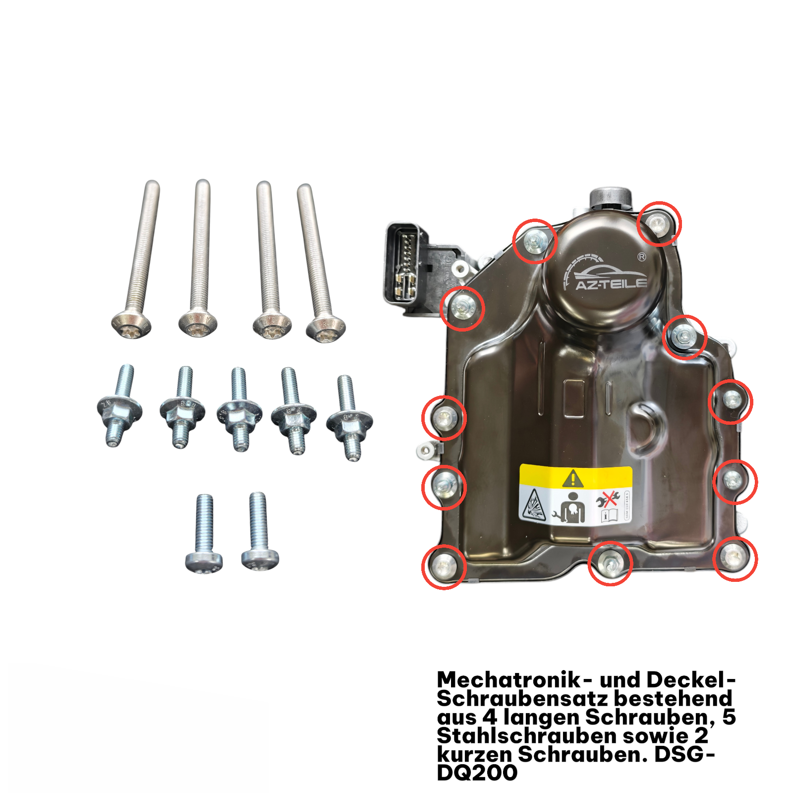 Schraubensatz- Deckel-Mechatronik 0AM-0CW DQ200 DSG 7 Gang
