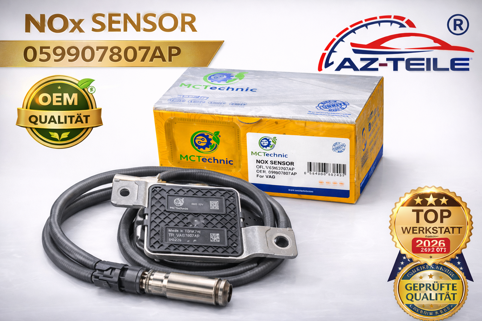 VW NOx Sensor Lambdasonde für Audi Q7 VW Touareg 059907807AP