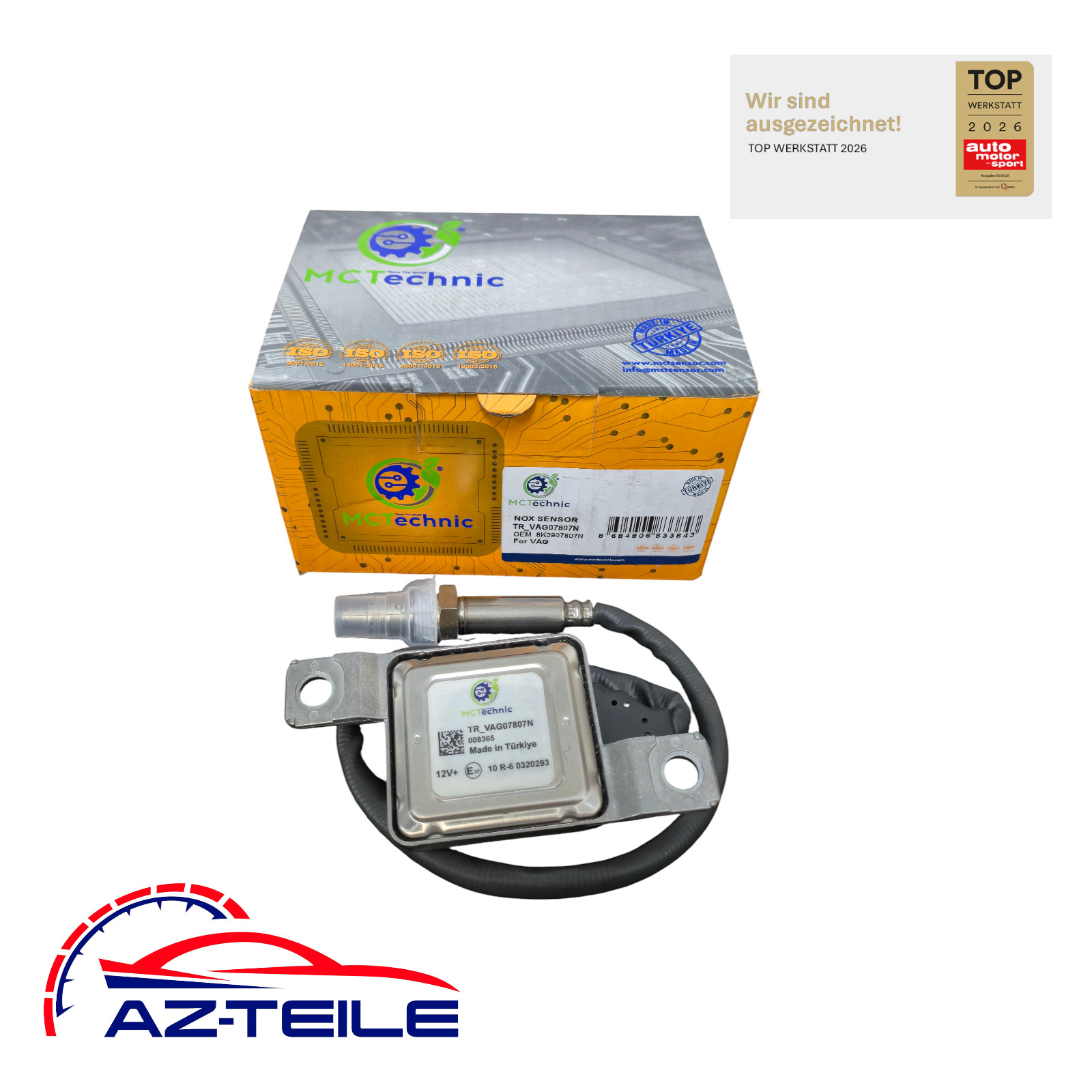 NOx Sensor Audi VW 8K0907807N