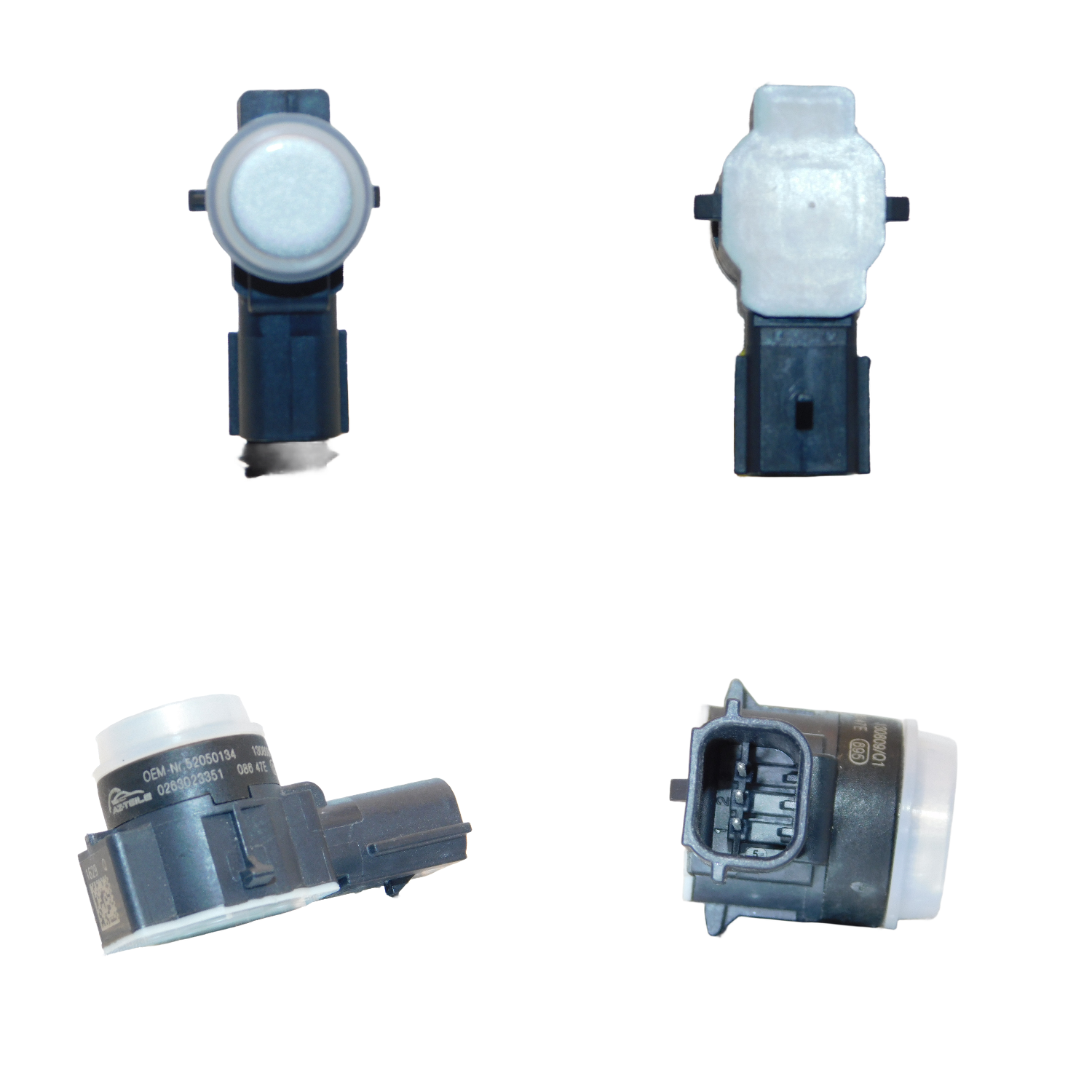AZ-Teile® PDC Parksensor passend für Opel 52050134 Opel Adam Astra Corsa Insignia Mokka Zafira sowie Chevrolet Buick Silber Metallic