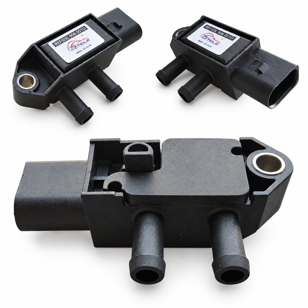 Abgasdrucksensor DPF DPF Drucksensor 03L906051D 03N906051B 1.6 2.0 TDI für VW Audi Skoda Seat AZ-Teile®