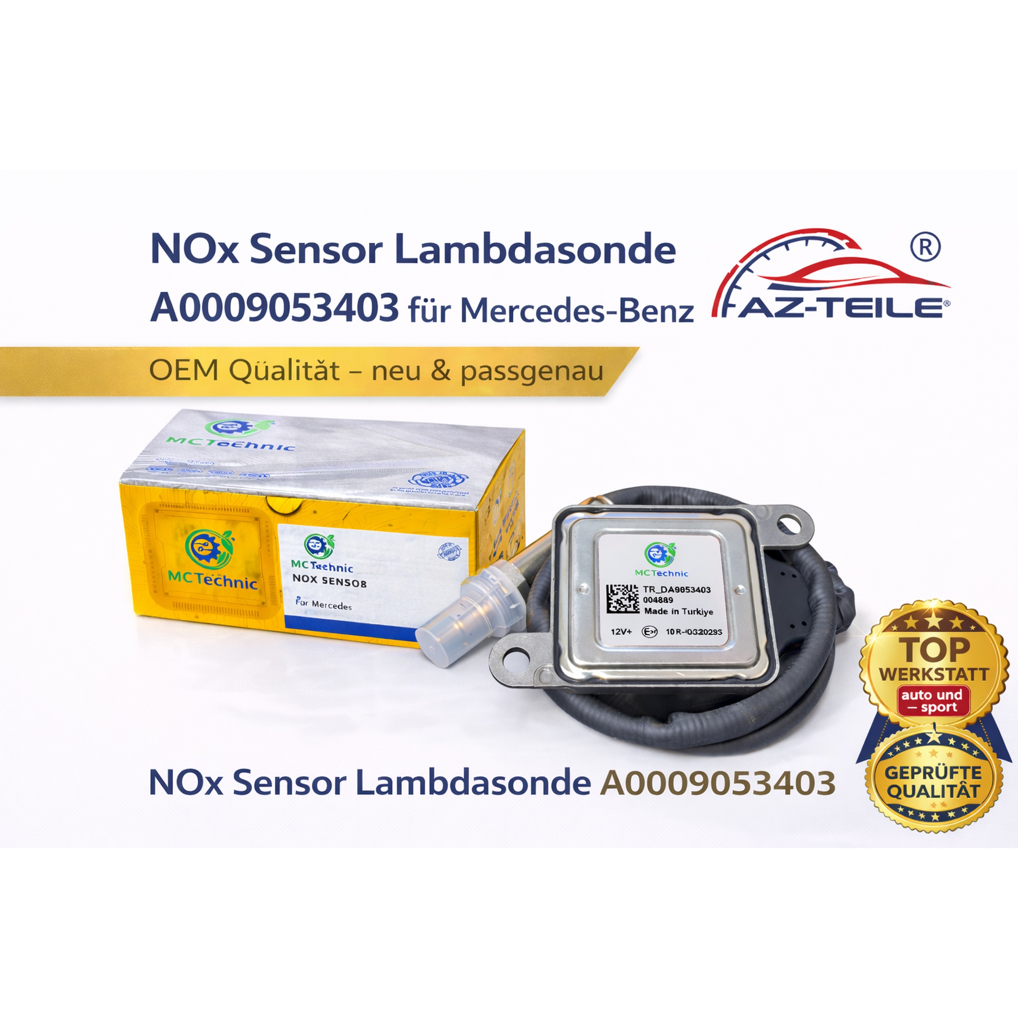 NOX Sensor Lambdasonde Mercedes Benz A0009053403