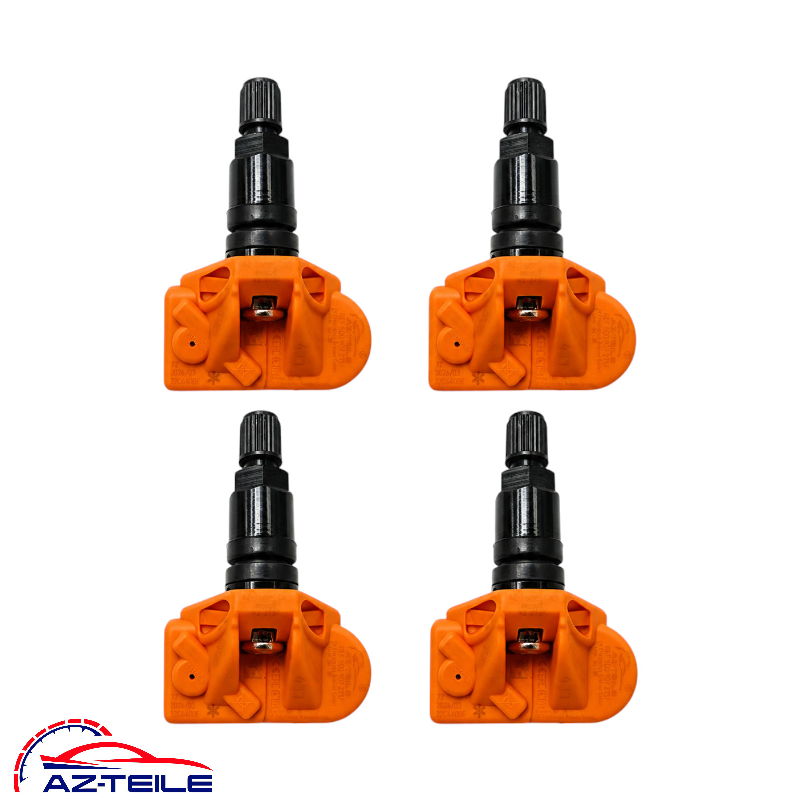 4x RDKS Reifendrucksensor 5Q0907275F TPMS für VW Audi Skoda Porsche Schwarz