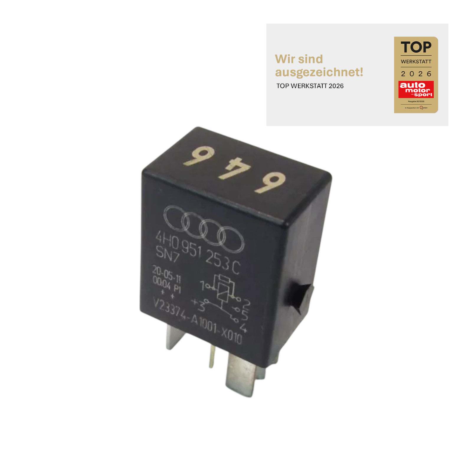 VW Audi Seat Skoda Relais 4H0951253C VW Audi Seat Skoda Relais 4H0951253C