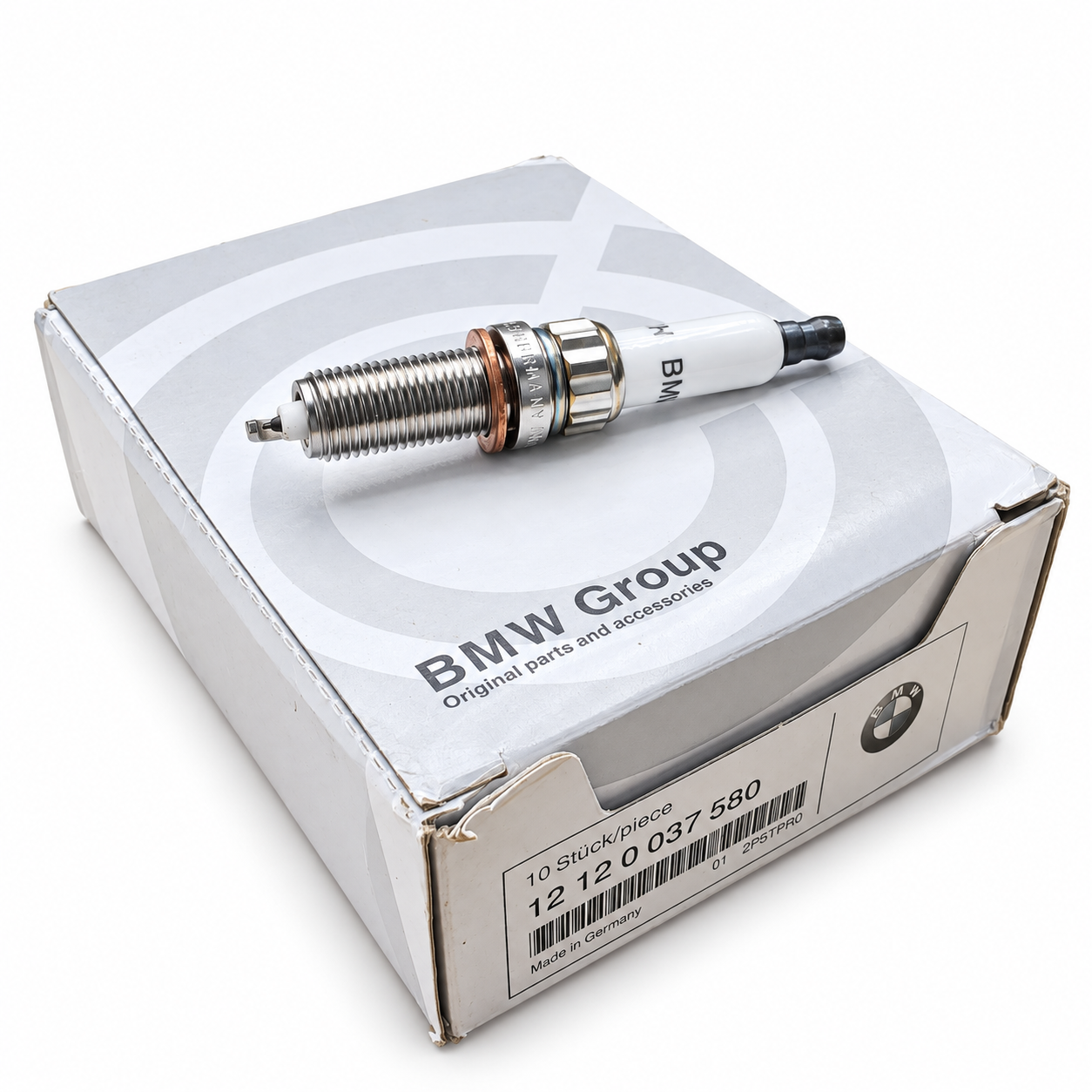 Zündkerze 12120037580 für BMW N54 N55 N63 S63 F01 F10 F30 X5 X6 – Einzelkerze