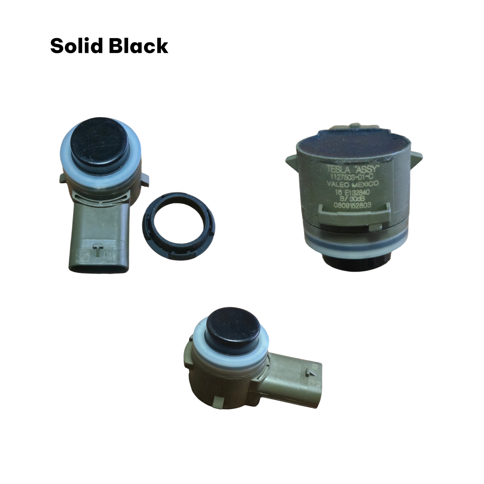 Tesla Parksensor PDC 1127503-01-C Solid Black