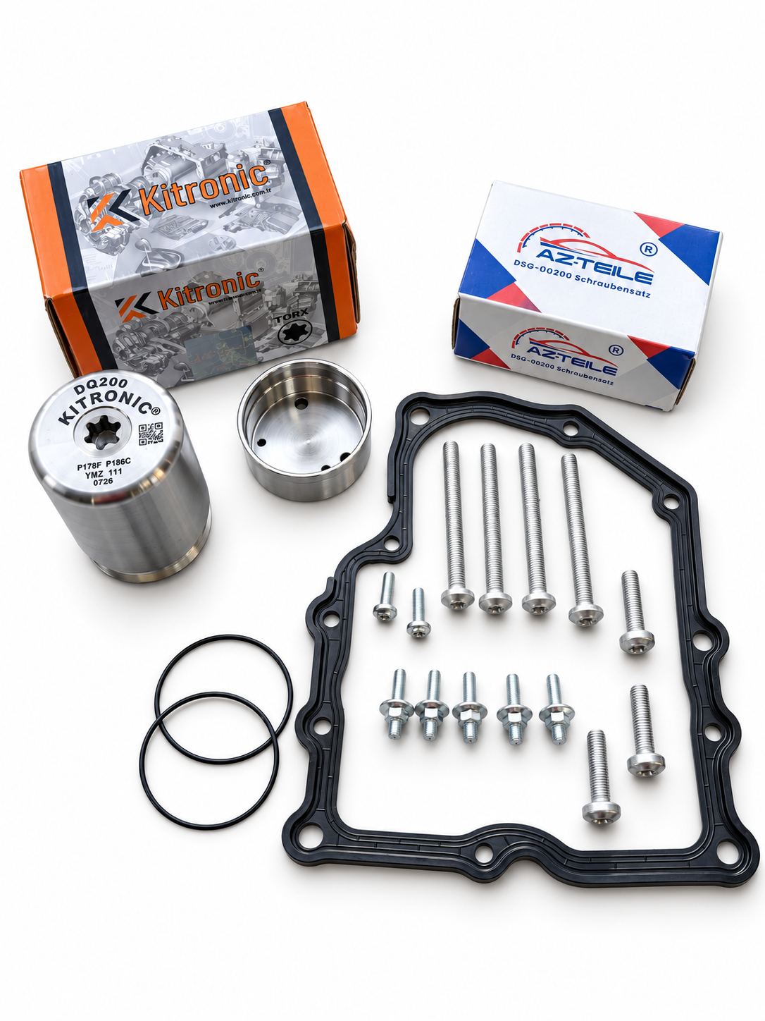 Kitronic Druckspeicher verstärkt mit Schraubensatz und Dichtung DSG DQ200 0AM 0CW 0AM325587E