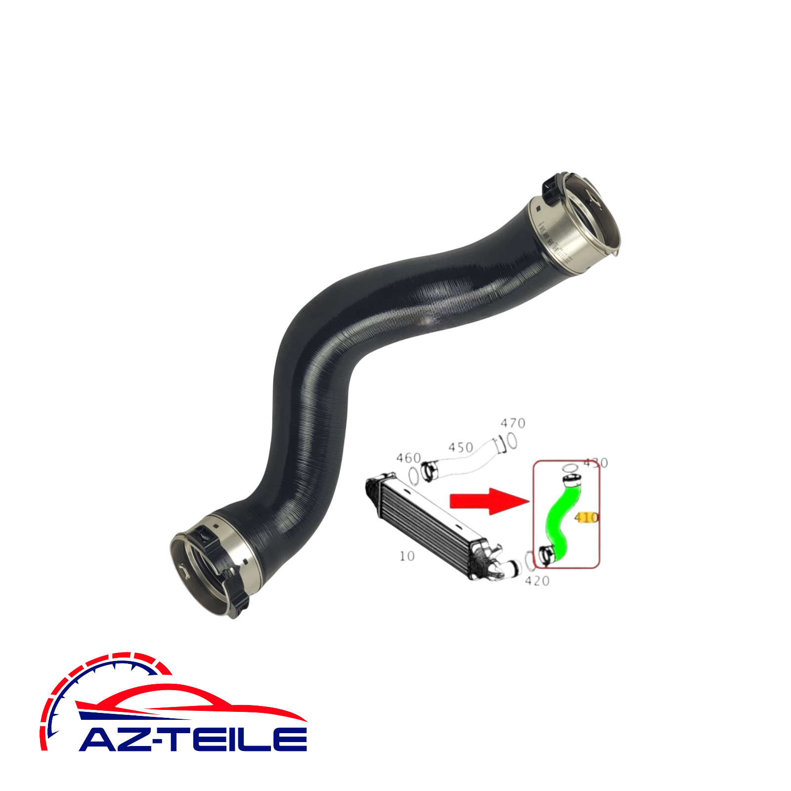 Turboschlauch Mercedes C180 W204 A2045284582 Ladeluftschlauch