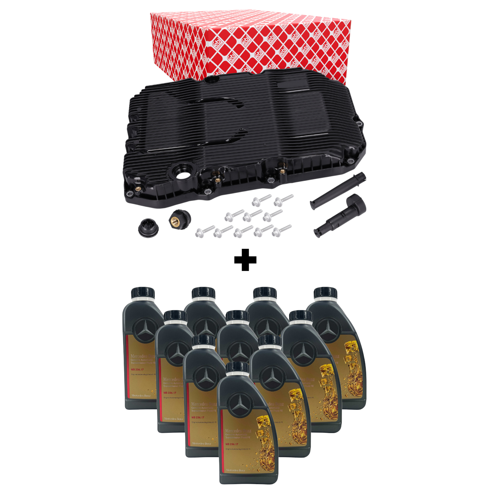 HYDRAULIKFILTER FEBI+Automatikgetriebeöl Original für MERCEDES 9G-TRONIC 725.0 HYDRAULIKFILTER FEBI+Automatikgetriebeöl Original für MERCEDES 9G-TRONIC 725.0