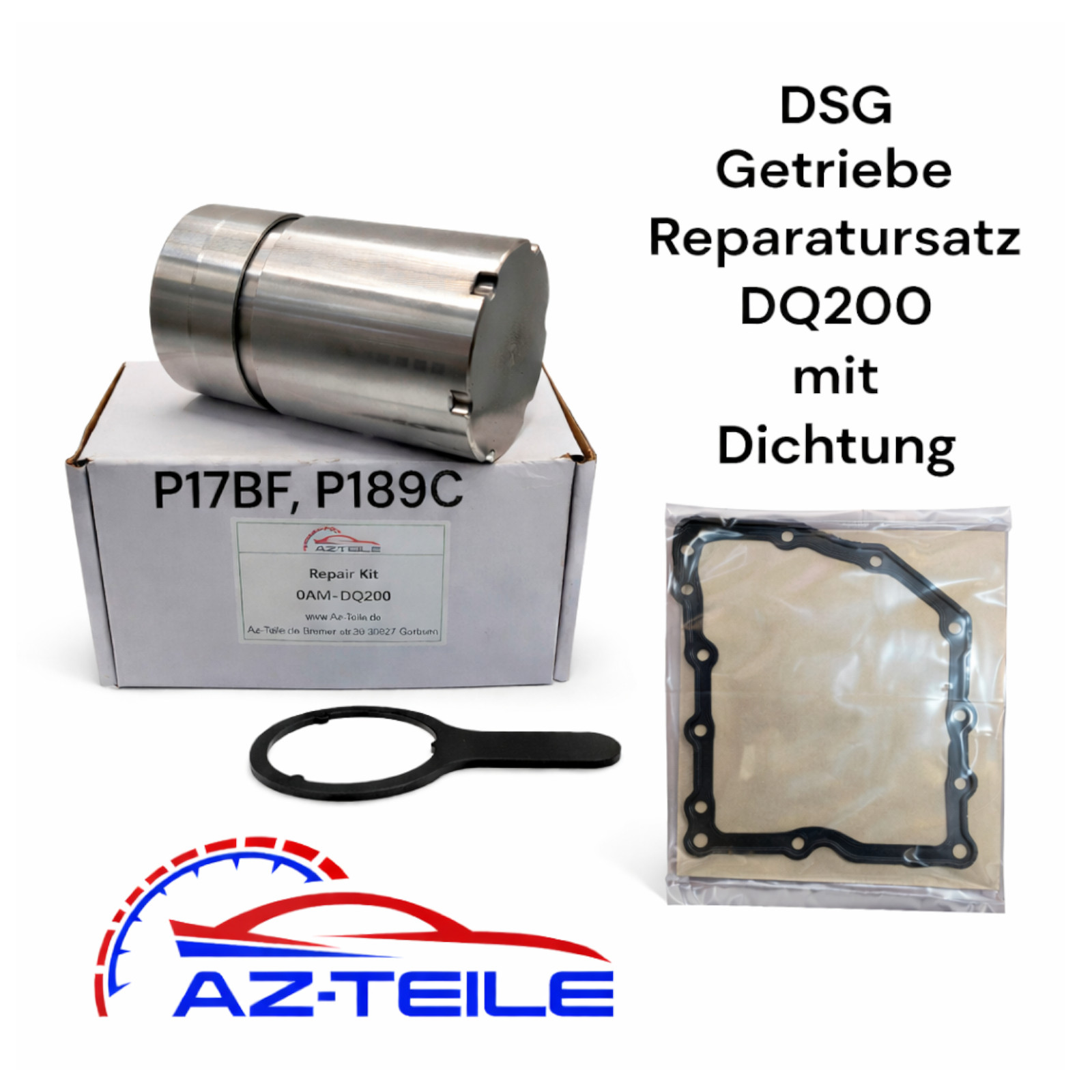 Druckspeicher Akkumulatorkolben 7-Gang DQ200 0AM DSG mit Dichtung VW Audi Skoda Seat