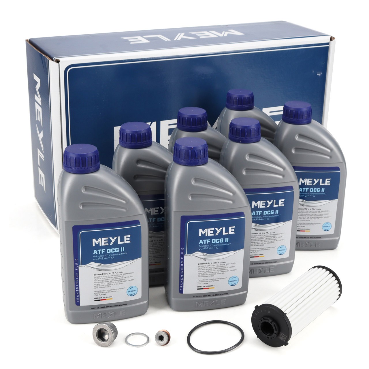 MEYLE Getriebefilter Satz + 7L Getriebeöl für AUDI SEAT SKODA VW 0GC DQ500 DQ381 MEYLE Getriebefilter Satz + 7L Getriebeöl für AUDI SEAT SKODA VW 0GC DQ500 DQ381