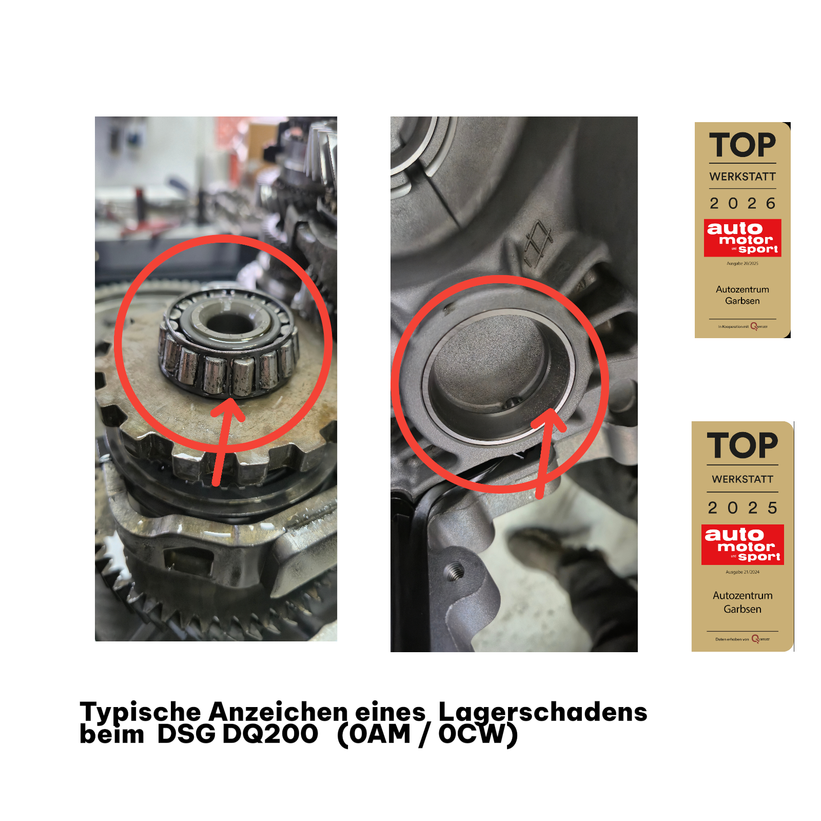 Lagersatz 7-Gang DSG Getriebe 0AM-0CW | DQ200 | AZ-Teile
