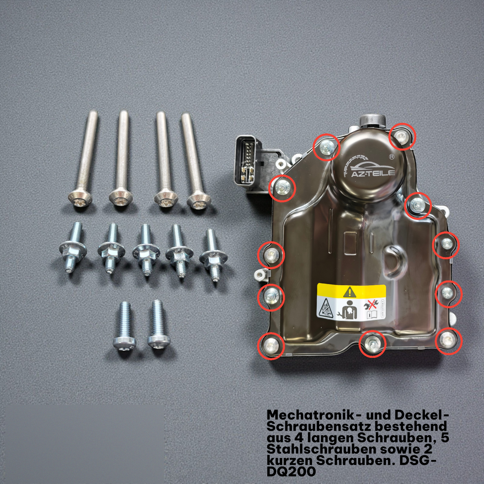 Schraubensatz- Deckel-Mechatronik 0AM-0CW DQ200 DSG 7 Gang