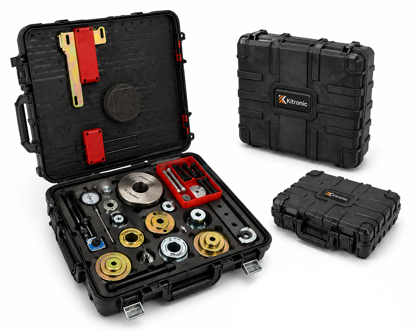 Kitronic DSG Master-Werkzeugkoffer für Kupplungs- und Getriebearbeiten DSG 7-Gang DQ200 (0AM, 0CW) passend für VW Audi Seat Skoda
