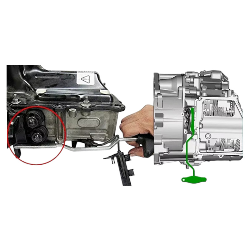 AZ-Teile® Montagewerkzeug / Hebelwerkzeug für Getriebe-Aus- und Einbau DSG 7-Gang DQ200 (0AM, 0CW) passend für VW Audi Seat Skoda