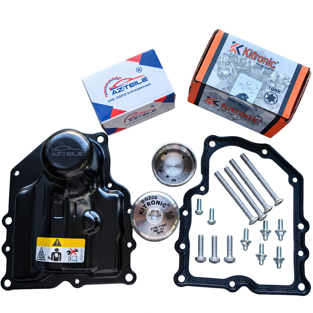 Druckspeicher Komplett-Set DSG DQ200 0AM 0CW P17BF P189C P1895 Notlauf VW Audi Seat Skoda 0AM325587E