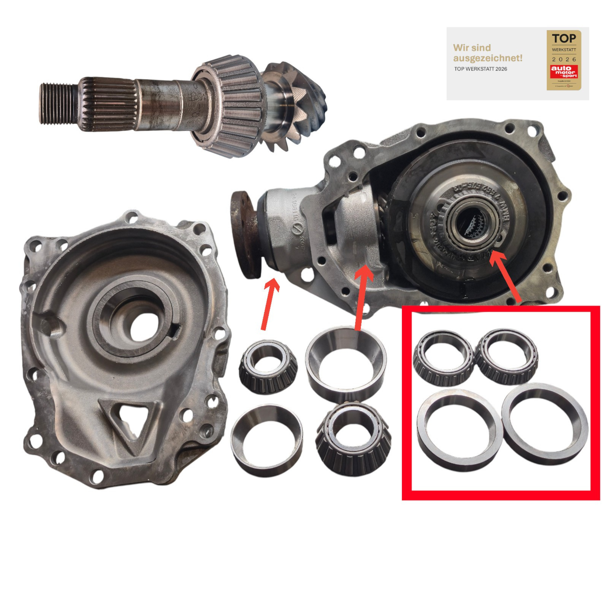 BMW xDrive Vorderachs-Differential Reparaturkit Verstärkt AZ-Teile®