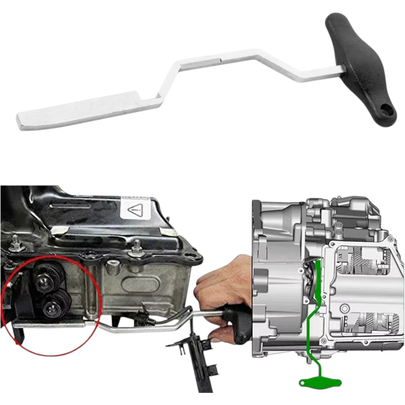 AZ-Teile® Montagewerkzeug + Schraubensatz Mechatronik (Komplett-Set) DSG 7-Gang DQ200 (0AM, 0CW) passend für VW Audi Seat Skoda