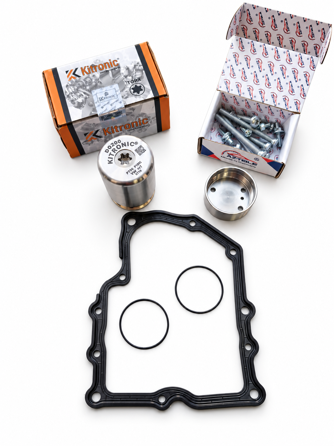 Kitronic Druckspeicher verstärkt mit Schraubensatz und Dichtung DSG DQ200 0AM 0CW 0AM325587E