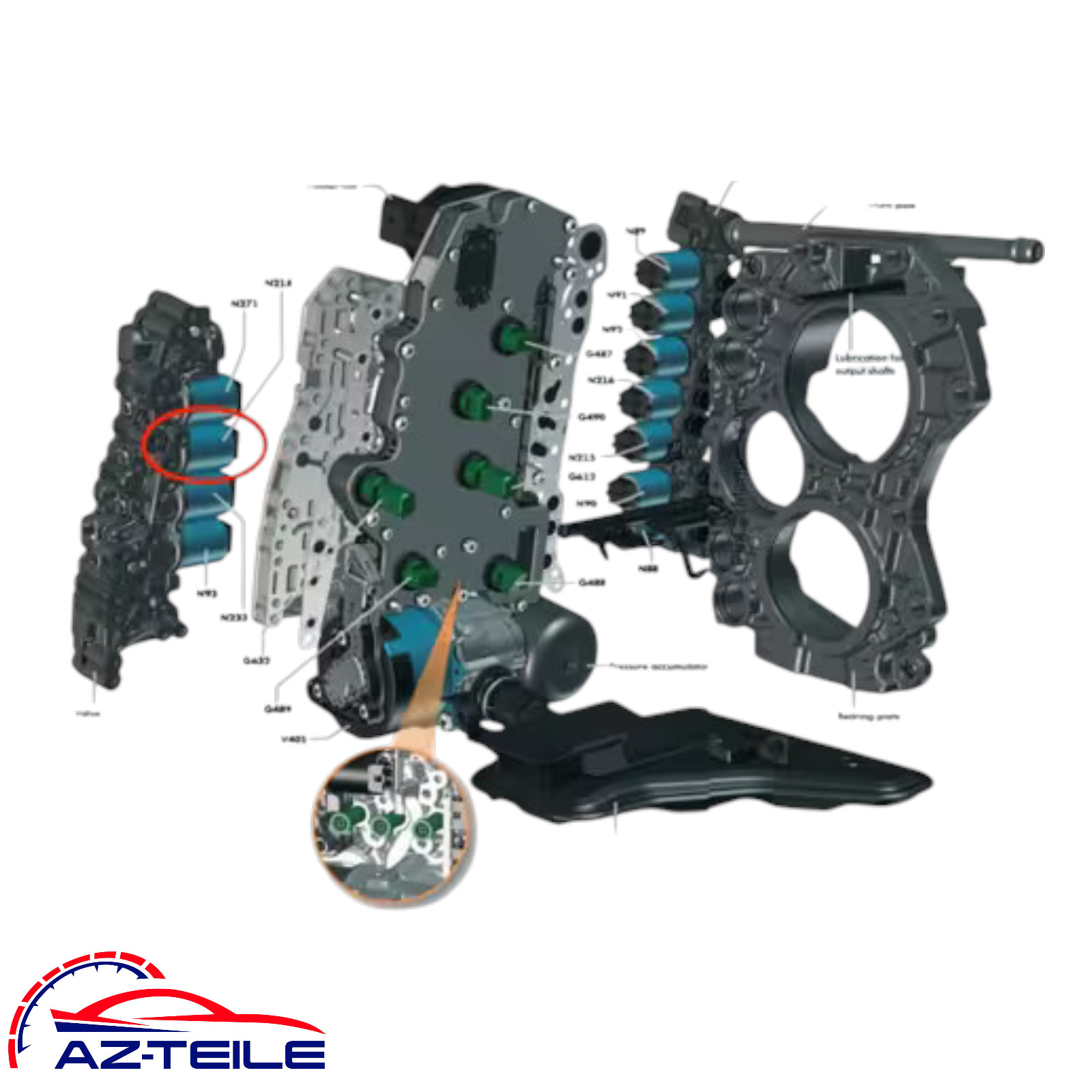 DSG DQ400 0DD Reparatursatz P288400 Mechatronik Pro Kit N218