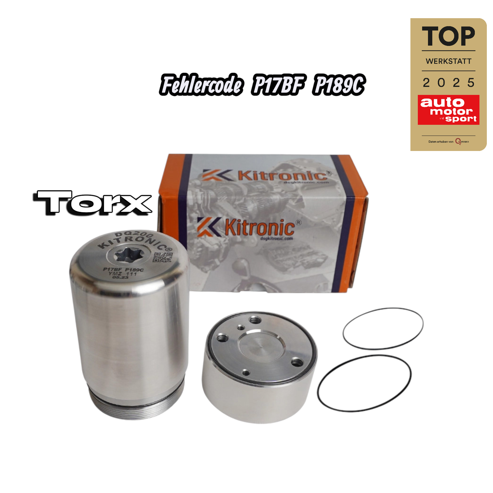 AZ-Teile® Komplett-Reparaturset Schlupfperlen + Dichtungssatz + Druckspeicher DSG 7-Gang DQ200 passend für VW Audi Seat Skoda