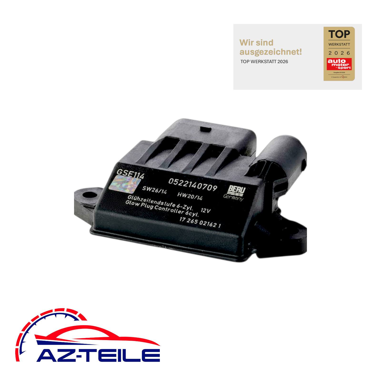 Glühsteuergerät für Mercedes 6 Zylinder Diesel OM642 A052 214 07 09