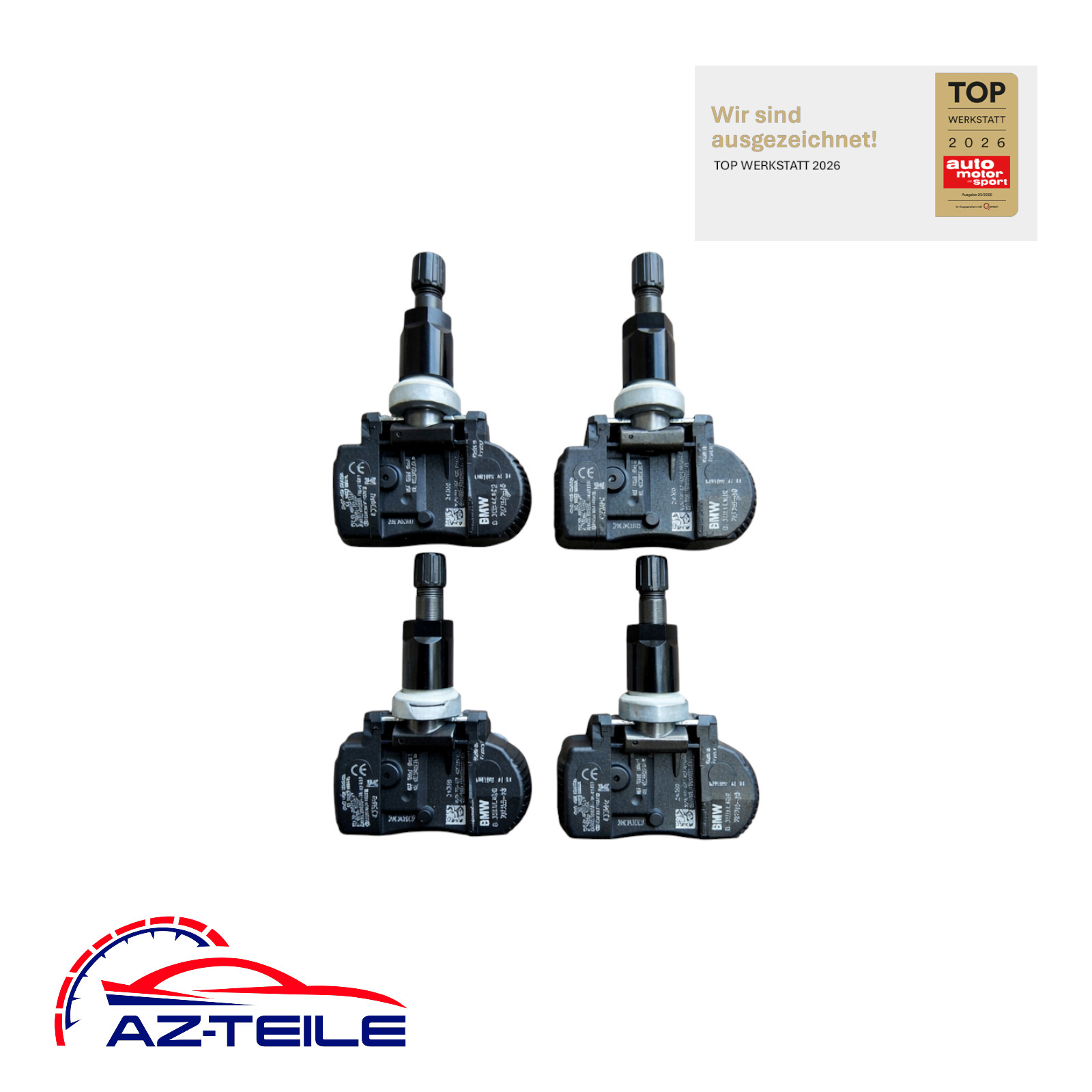 4 Reifendrucksensor BMW RDKS 36106881890  Schwarz