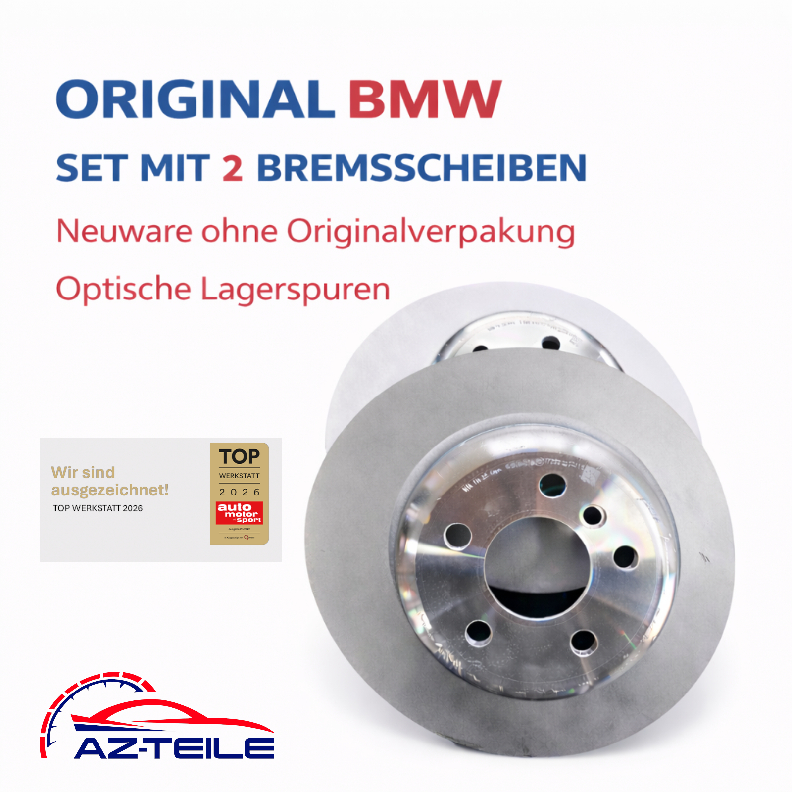 ORIGINAL BMW Bremsscheiben Ø370mm hinten links rechts G30 F90 G11 G12 G05 F95