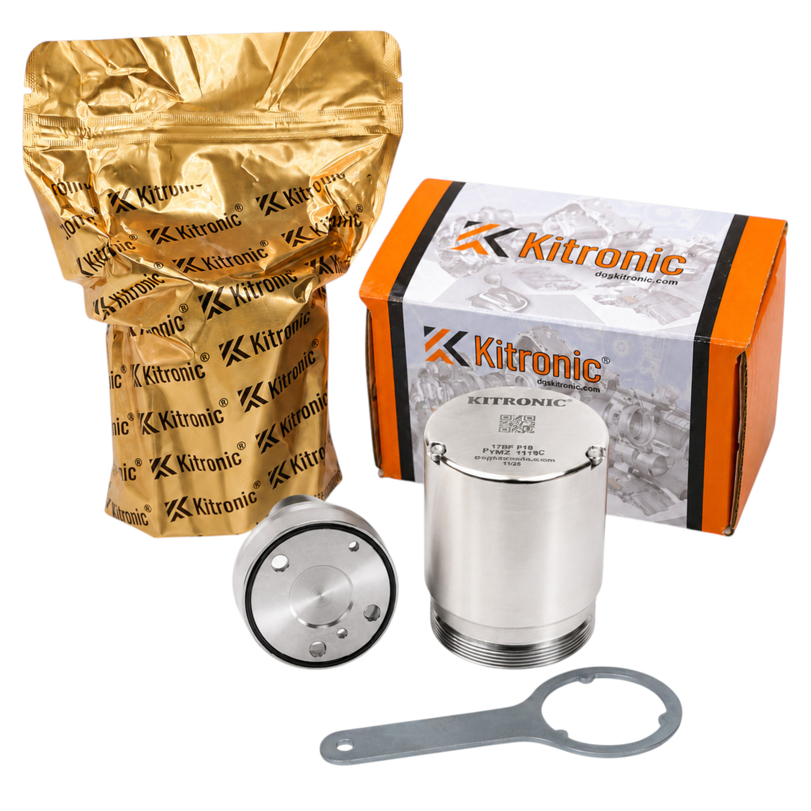 Kitronic Druckspeicher / Akkumulatorkolben mit Werkzeug DSG 7-Gang DQ200 (0AM, 0CW, 0CG, 0DE, 0DR) passend für VW Audi Seat Skoda