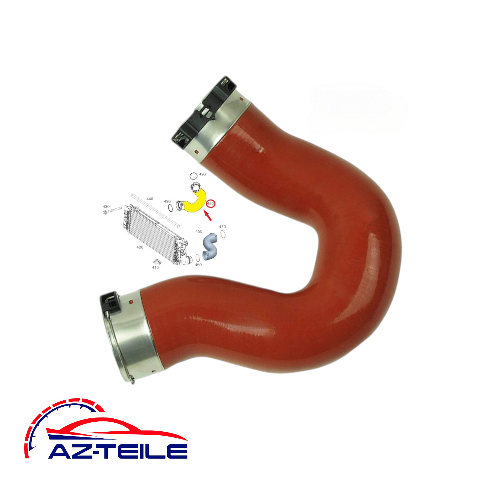 Turboschlauch Mercedes Sprinter W906 9065285082 Ladeluftschlauch CDI