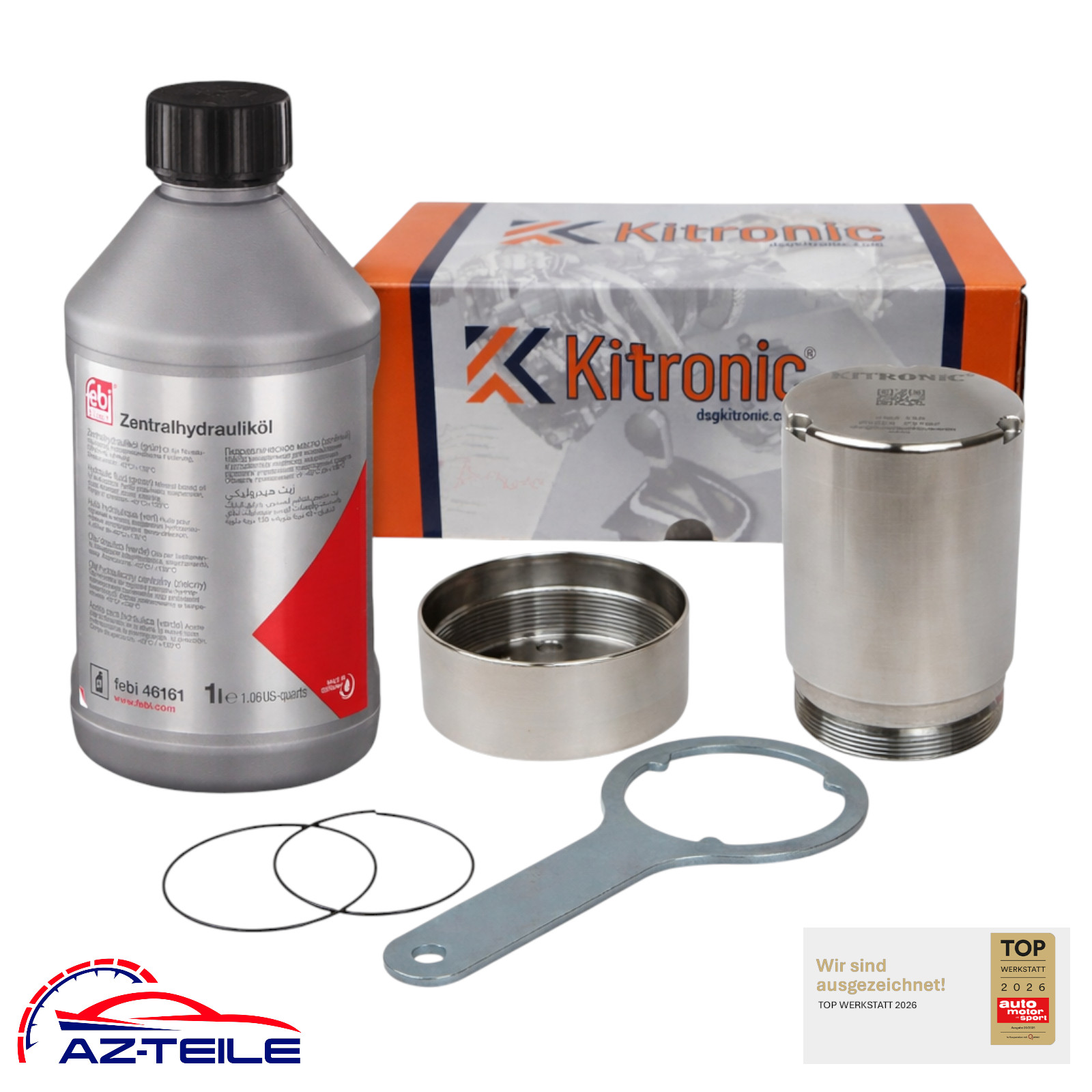 Druckspeicher Akkumulatorkolben 7-Gang DQ200 0AM DSG mit Werkezeug VW Audi Skoda Seat