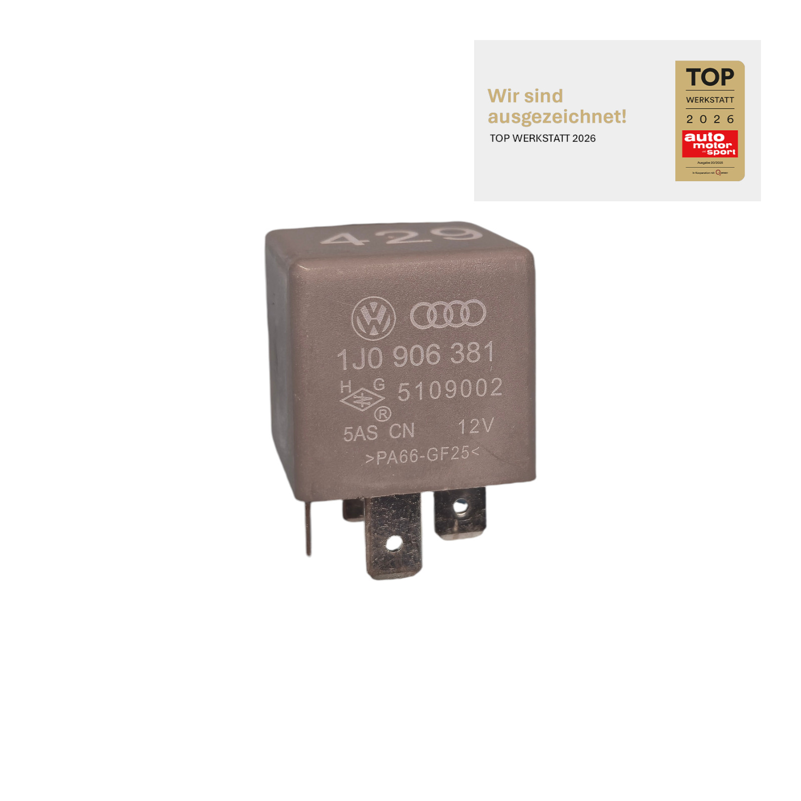 Steuergerät/Relais Arbeitskontakt Original VW Audi Skoda Seat 1J0906381 Steuergerät/Relais Arbeitskontakt Original VW Audi Skoda Seat 1J0906381