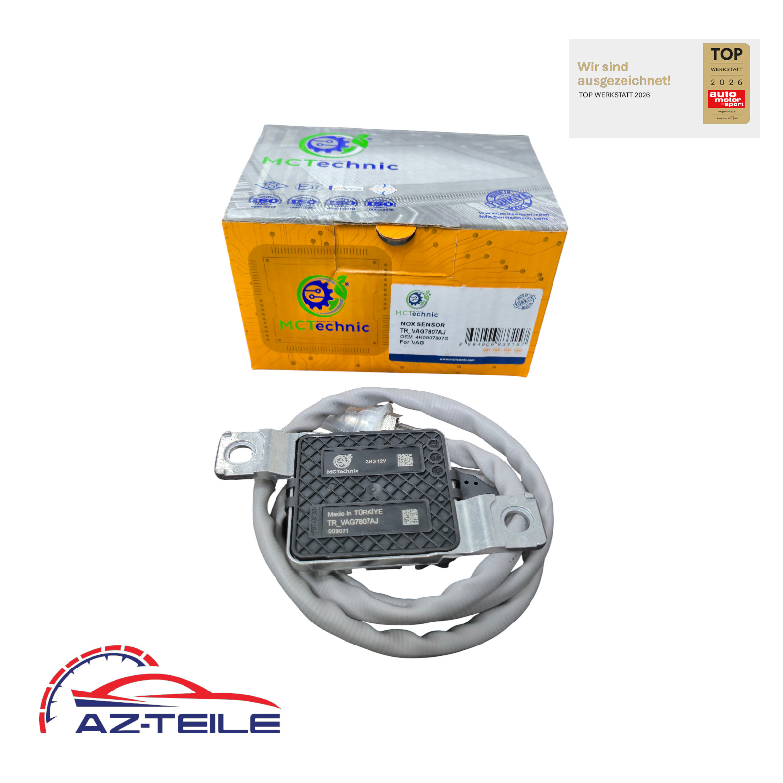 Nox Sensor  4K0907807AJ Für VAG Audi VW