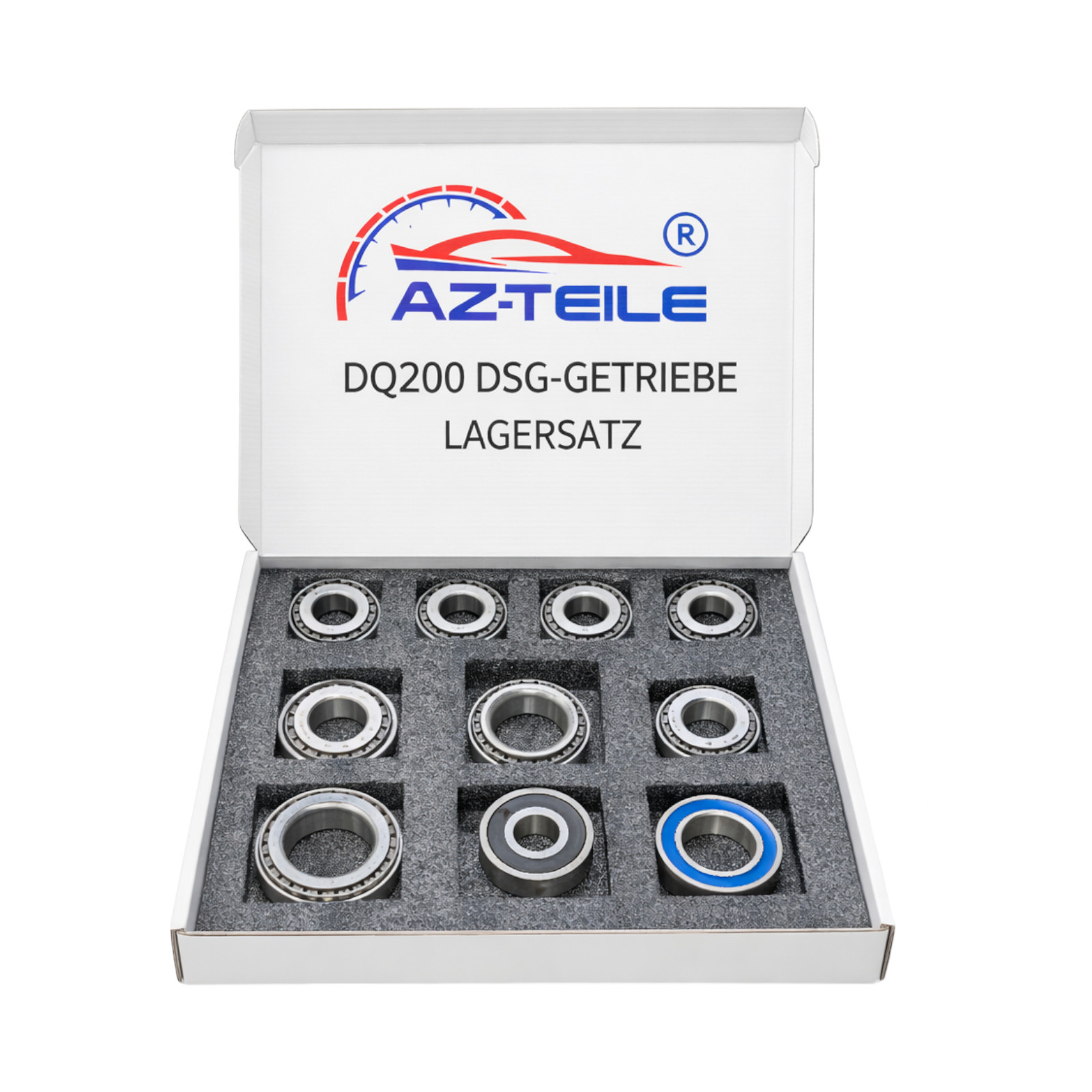 AZ-Teile® Lagersatz für Getriebewellen und Lagerstellen DSG 7-Gang DQ200 (0AM, 0CW) passend für VW Audi Seat Skoda