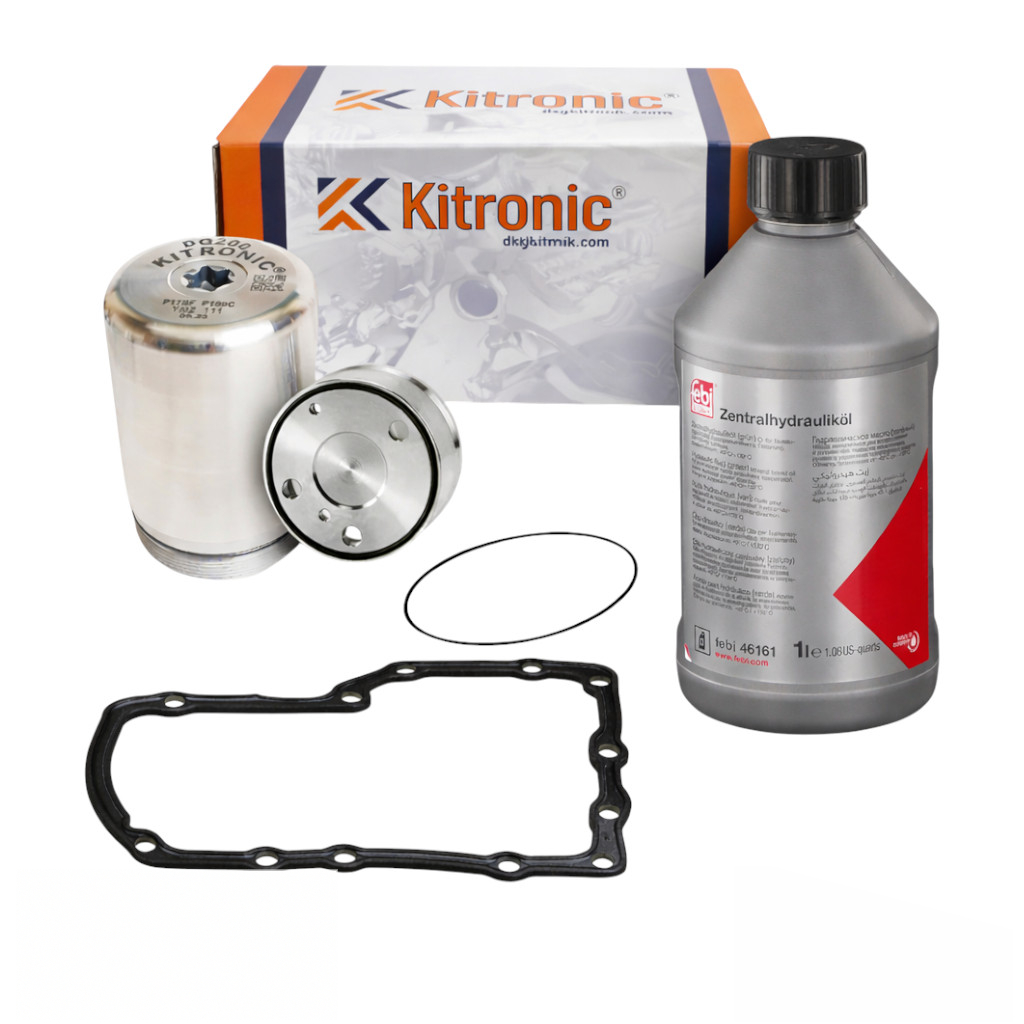 Kitronic Druckspeicher / Akkumulatorkolben mit Torx und Hydrauliköl DSG 7-Gang DQ200 passend für VW Audi Seat Skoda