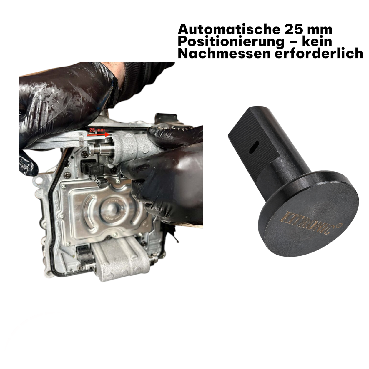 DSG DQ200 Einmesswerkzeug Abstandshalter für Mechatronik Hydraulikeinheit 0AM 0CW