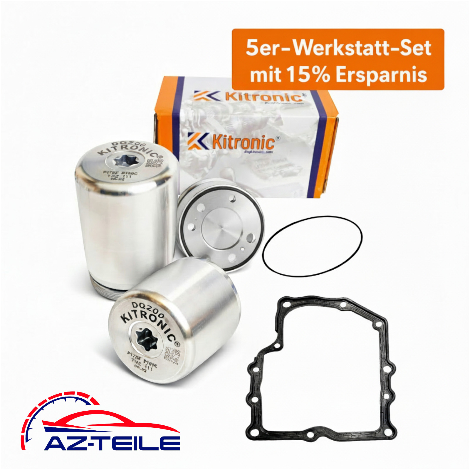 Druckspeicher Akkumulatorkolben 7-Gang DQ200 0AM DSG 5er Set mit Dichtung