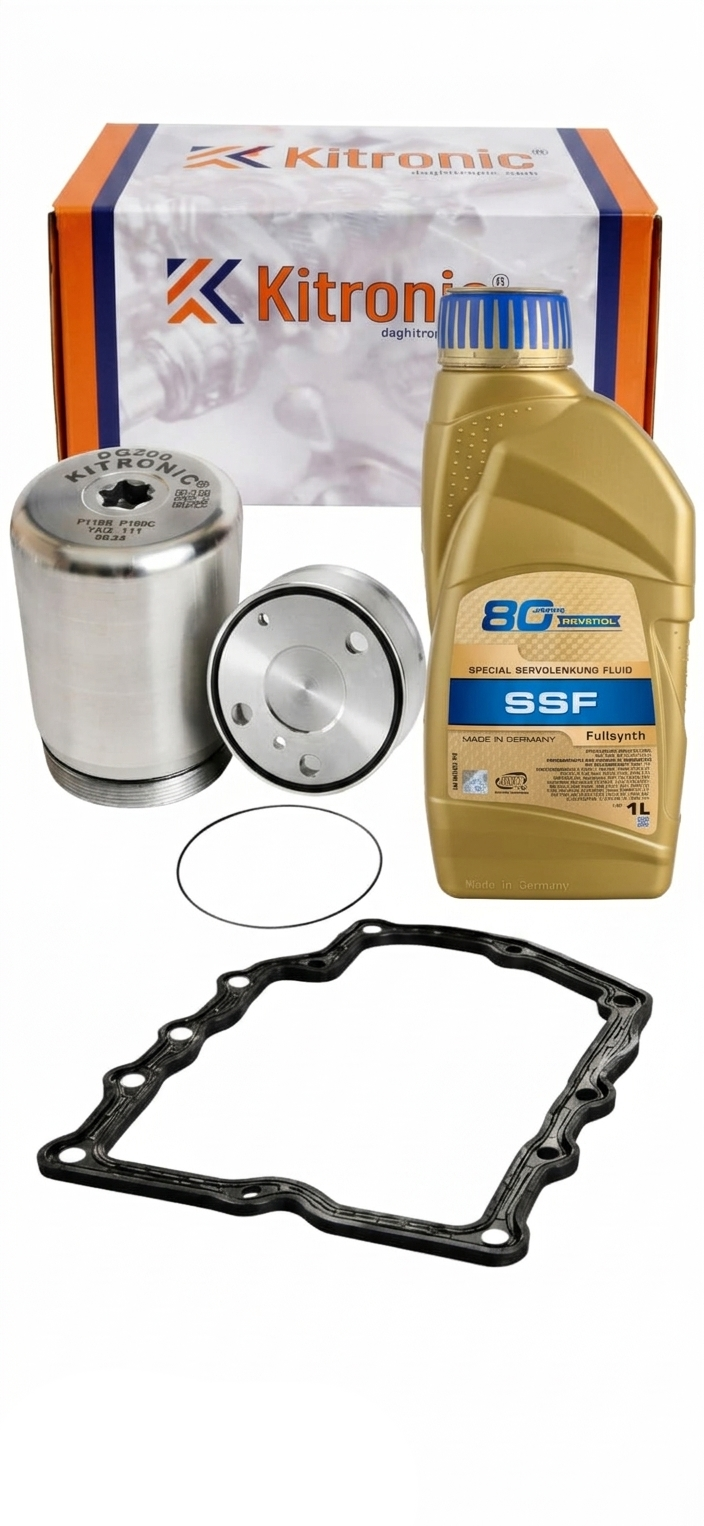 Kitronik Druckspeicher / Akkumulatorkolben (Kitronik) mit Torx und Hydrauliköl (verstärkt, Premium, Torx-Befestigung) passend für Audi, Volkswagen, Seat und Skoda 7-Gang DSG Doppelkupplungsgetriebe DQ