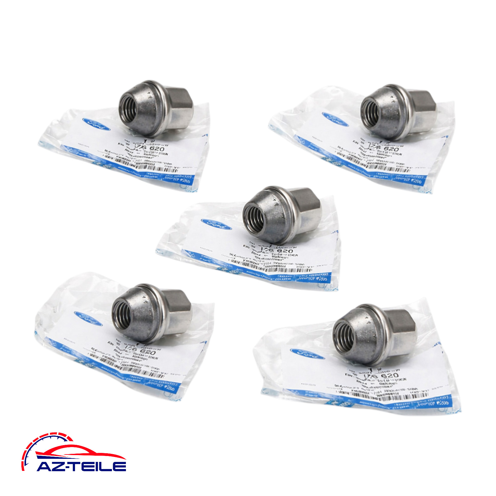 5x Ford Radmutter Leichtmetallfelgen C-MAX FIESTA FOCUS MONDEO 2434886