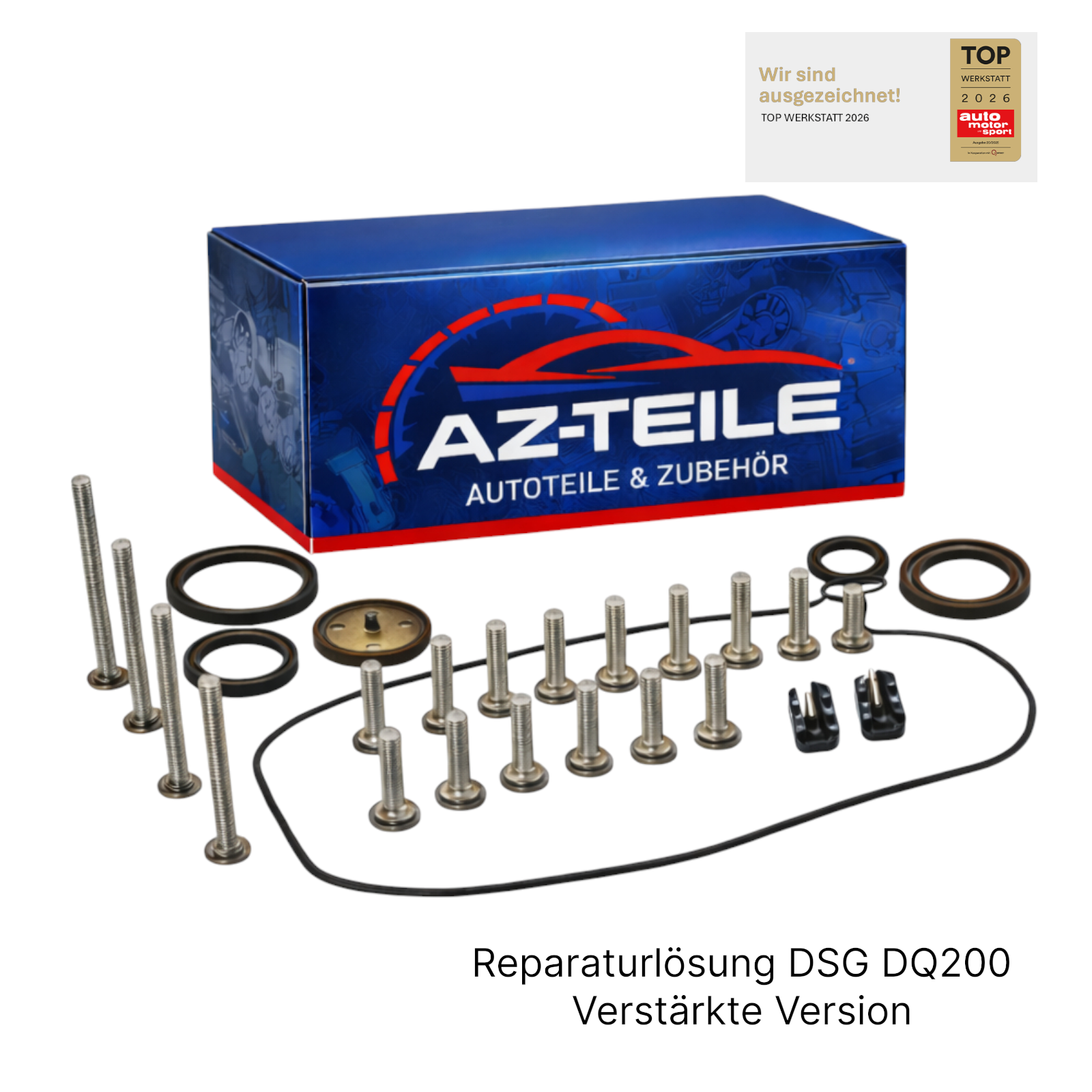 AZ-Teile® Reparaturset Schaltgabel mit Schlupfperlen DSG 7-Gang DQ200 / 0AM passend für VW Audi Seat Skoda